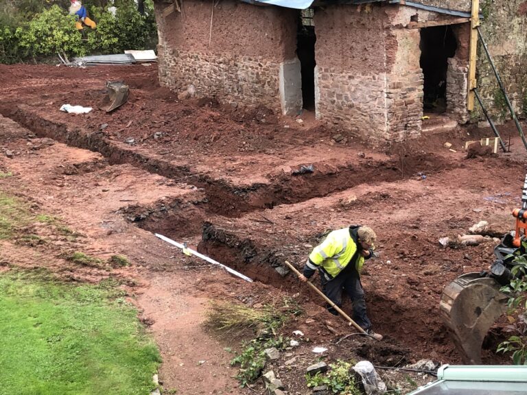 foundations being checked