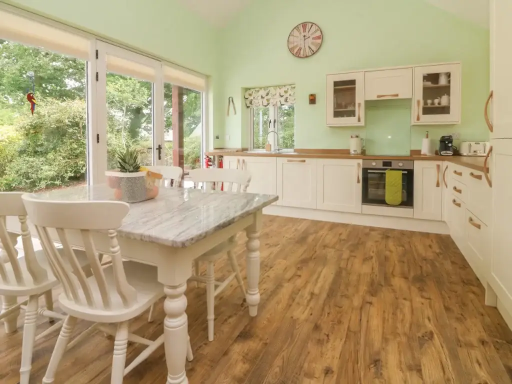 Internal view of Langdale Barn near Dartmoor Devon