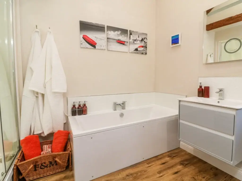 Bathroom at Langdale Barn near Dartmmor Devon